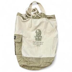 Ritz Carlton weekend canvas travel bag 100% cotton old money golf spa unisex